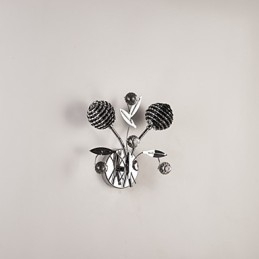 Applique da parete in cristallo Mini Style Modern Contemporary Metal