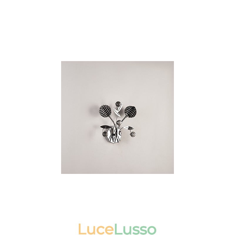 Applique da parete in cristallo Mini Style Modern Contemporary Metal