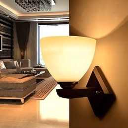 Lampada da parete in vetro Lampada da parete moderna calda della testata di un letto Luci