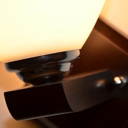Lampada da parete in vetro Lampada da parete moderna calda della testata di un letto Luci