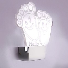 Lampada da parete in acrilico Lampada in PVC Chip luminoso Moderno contemporaneo Metallo