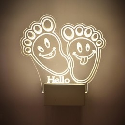 Lampada da parete in acrilico Lampada in PVC Chip luminoso Moderno contemporaneo Metallo