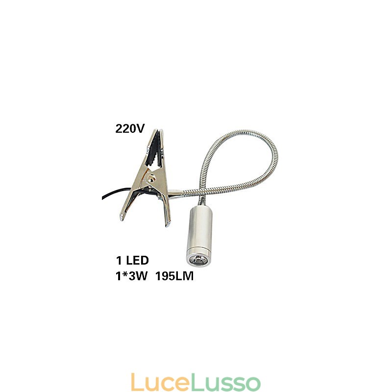 Applique in alluminio Faretto Lampada a specchio