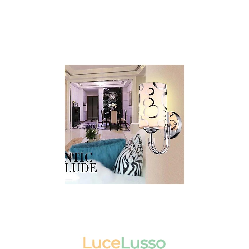 Lampada da parete in cristallo creativa contemporanea e contrattuale