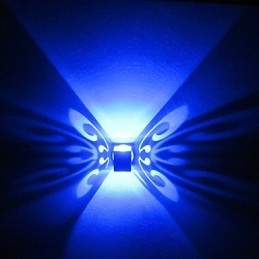 Lampada da parete creativa a farfalla