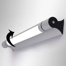 Illuminazione per il bagno moderna contemporanea T5 in metallo