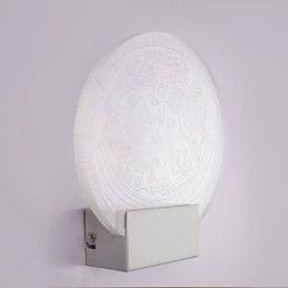 Applique da parete Lampada in PVC Luce Moderna Contemporanea Metallo