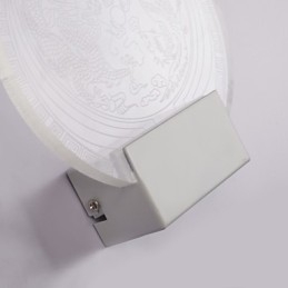 Applique da parete Lampada in PVC Luce Moderna Contemporanea Metallo