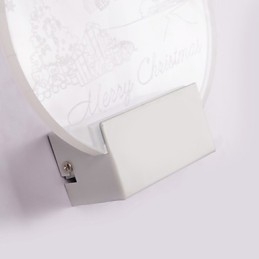 Lampada da parete in acrilico Lampada in PVC Luce moderna contemporanea Metallo