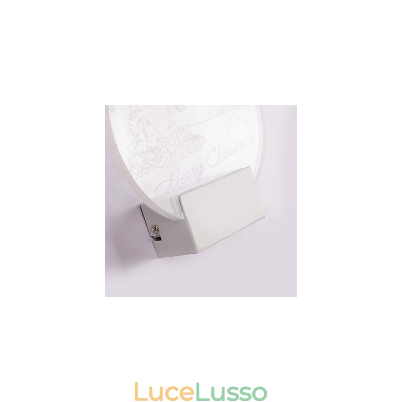 Lampada da parete in acrilico Lampada in PVC Luce moderna contemporanea Metallo