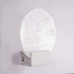 Lampada da parete in acrilico Lampada in PVC Luce moderna contemporanea Metallo
