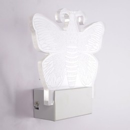 Lampada da parete in acrilico Lampada in PVC Luce moderna contemporanea Metallo