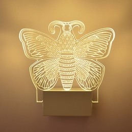 Lampada da parete in acrilico Lampada in PVC Luce moderna contemporanea Metallo