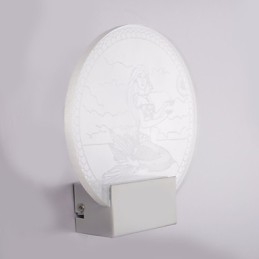 Lampada da parete in acrilico Lampada in PVC Luce moderna contemporanea Metallo