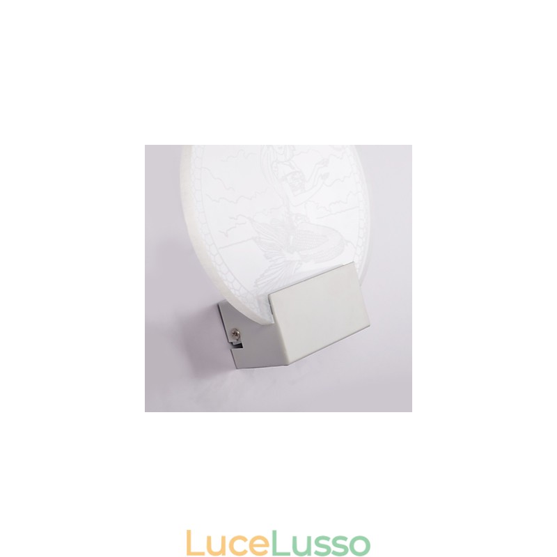 Lampada da parete in acrilico Lampada in PVC Luce moderna contemporanea Metallo