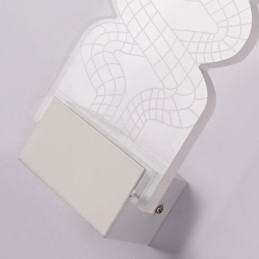 Lampada da parete in acrilico Lampada in PVC Chip luminoso Moderno contemporaneo Metallo