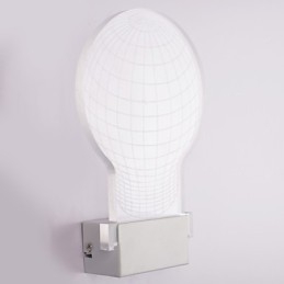 Lampada da parete in acrilico Lampada in PVC Chip luminoso Moderno contemporaneo Metallo