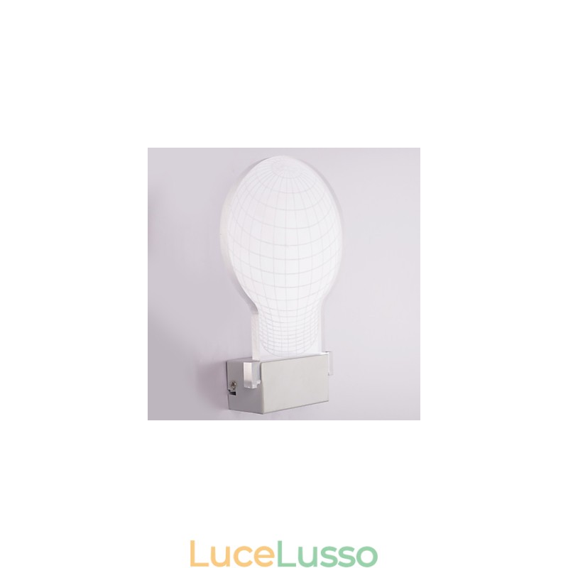 Lampada da parete in acrilico Lampada in PVC Chip luminoso Moderno contemporaneo Metallo