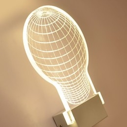 Lampada da parete in acrilico Lampada in PVC Chip luminoso Moderno contemporaneo Metallo