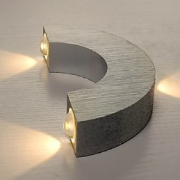 Applique da parete in stile mini, moderno e contemporaneo, in metallo