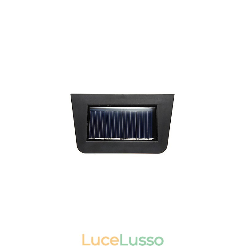 Lampada da parete con 2 lanterne a energia solare, colore giallo caldo