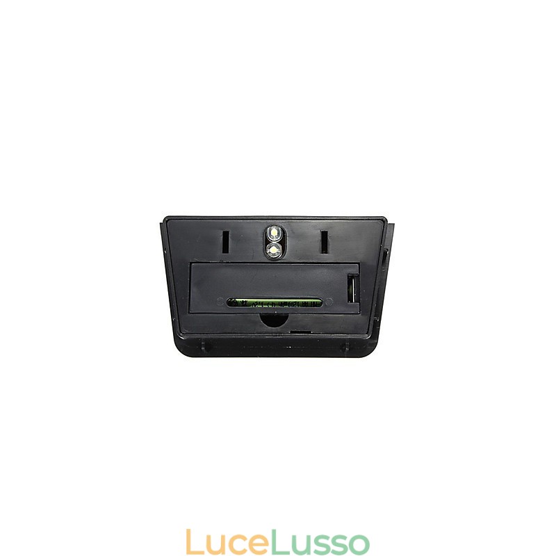 Lampada da parete con 2 lanterne a energia solare, colore giallo caldo