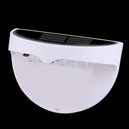 Lampada solare impermeabile IP55 bianca + nera