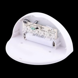 Lampada solare impermeabile IP55 bianca + nera