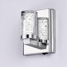 Mini applique da parete 1Light Artistico in acciaio inossidabile Stelle Plating