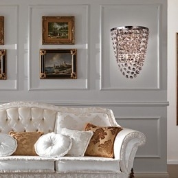 Crystal Wall Washers Metallo moderno