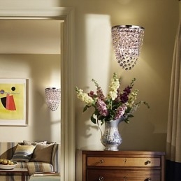 Crystal Wall Washers Metallo moderno