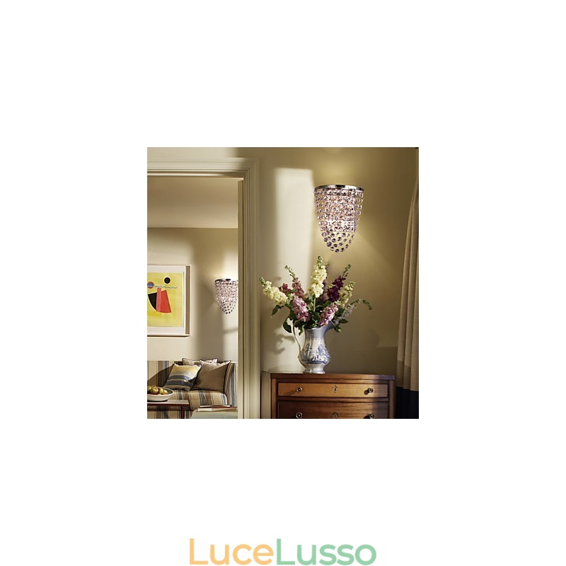 Crystal Wall Washers Metallo moderno