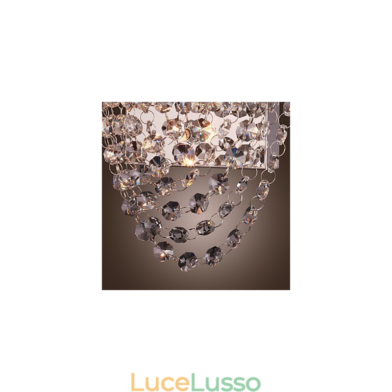 Crystal Wall Washers Metallo moderno