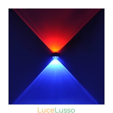 Applique da parete moderne contemporanee in metallo