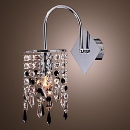 Applique con elegante goccia di cristallo