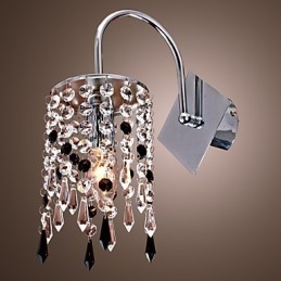 Applique con elegante goccia di cristallo