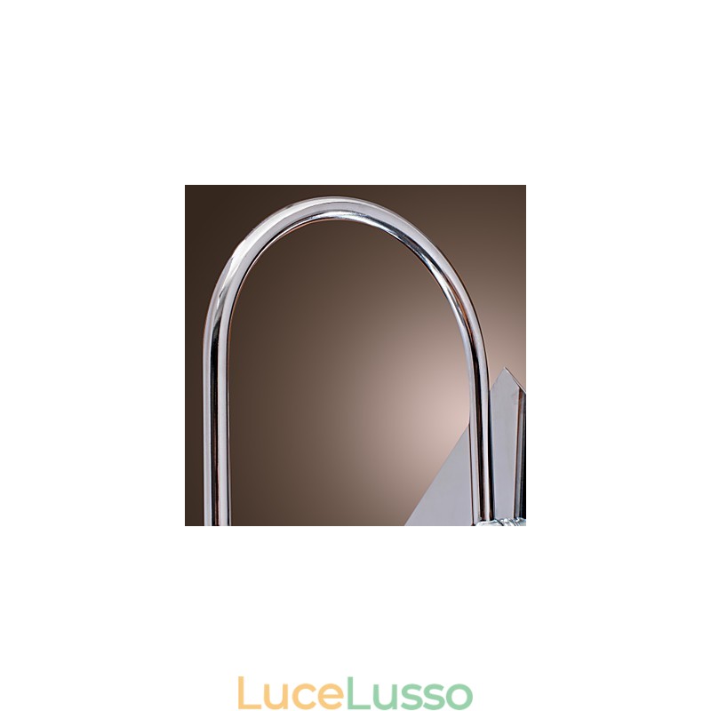 Applique con elegante goccia di cristallo