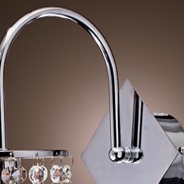 Applique con elegante goccia di cristallo