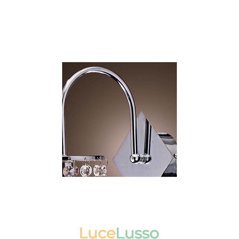 Applique con elegante goccia di cristallo