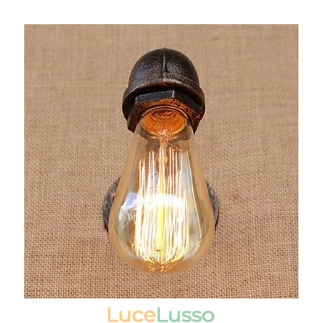 Lampada da parete decorativa piccola con tubo dell'acqua semplice Nostalgia Lampada da parete decorativa piccola con tubo dell'acqua semplice Nostalgia