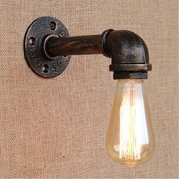 Lampada da parete decorativa piccola con tubo dell'acqua semplice Nostalgia