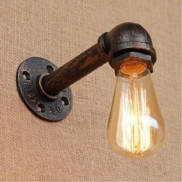 Lampada da parete decorativa piccola con tubo dell'acqua semplice Nostalgia
