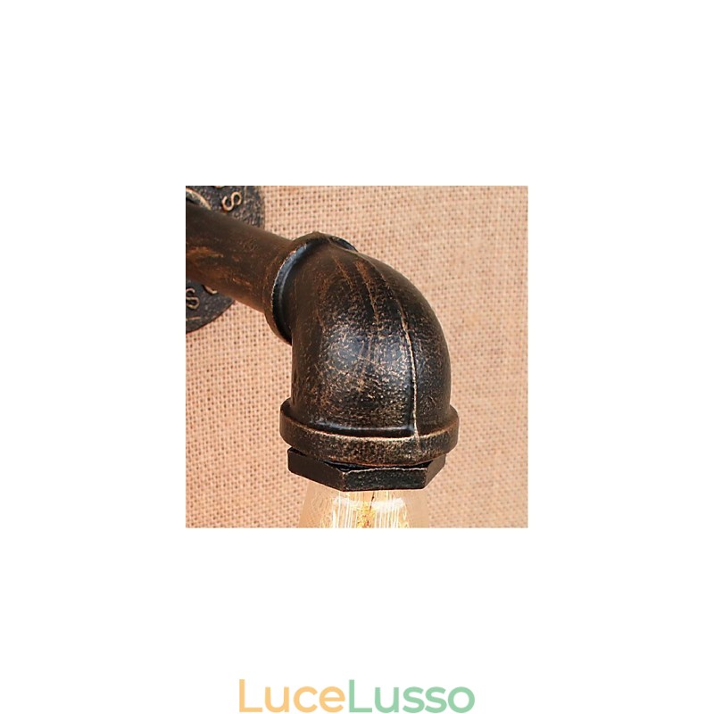 Lampada da parete decorativa piccola con tubo dell'acqua semplice Nostalgia