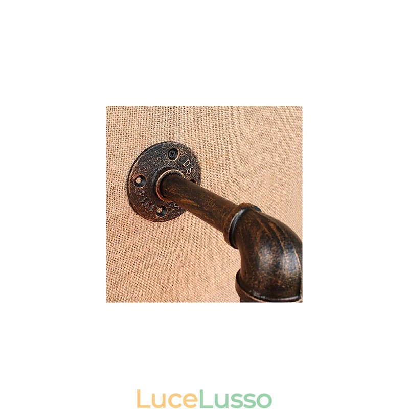 Lampada da parete decorativa piccola con tubo dell'acqua semplice Nostalgia