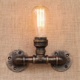 Lampada da parete decorativa piccola con tubo dell'acqua semplice Nostalgia