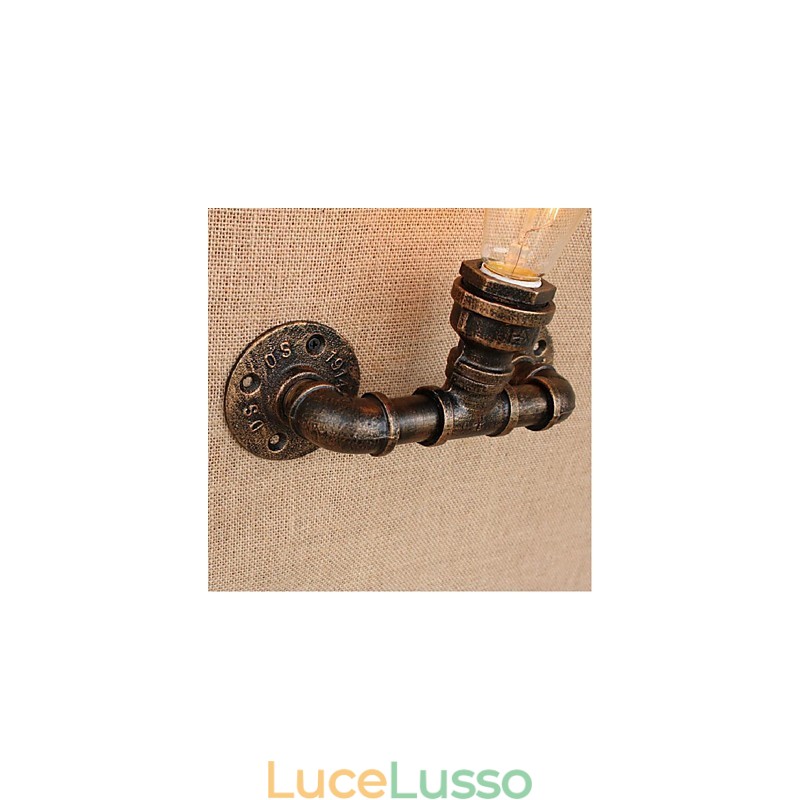 Lampada da parete decorativa piccola con tubo dell'acqua semplice Nostalgia