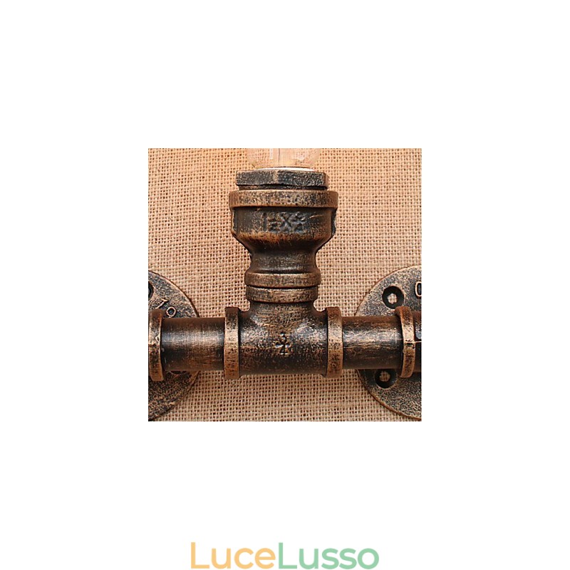 Lampada da parete decorativa piccola con tubo dell'acqua semplice Nostalgia