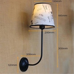 Moderno Contemporaneo Moderno Contemporaneo Finitura in ossido nero Caratteristica per lampadina a braccio oscillante
