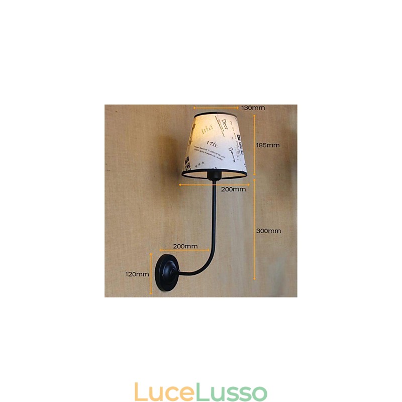 Moderno Contemporaneo Moderno Contemporaneo Finitura in ossido nero Caratteristica per lampadina a braccio oscillante