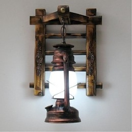 Lampada a cherosene creativa cinese retrò nostalgia illuminazione lanterne applique da parete applique da parete